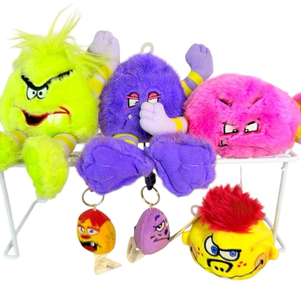 Vintage‎ Silly Slammers Beanbag Plush Lot No Sound